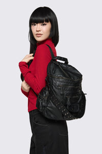 Dangerfield - Two Way Stud Backpack - black