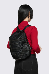 Dangerfield - Two Way Stud Backpack - black