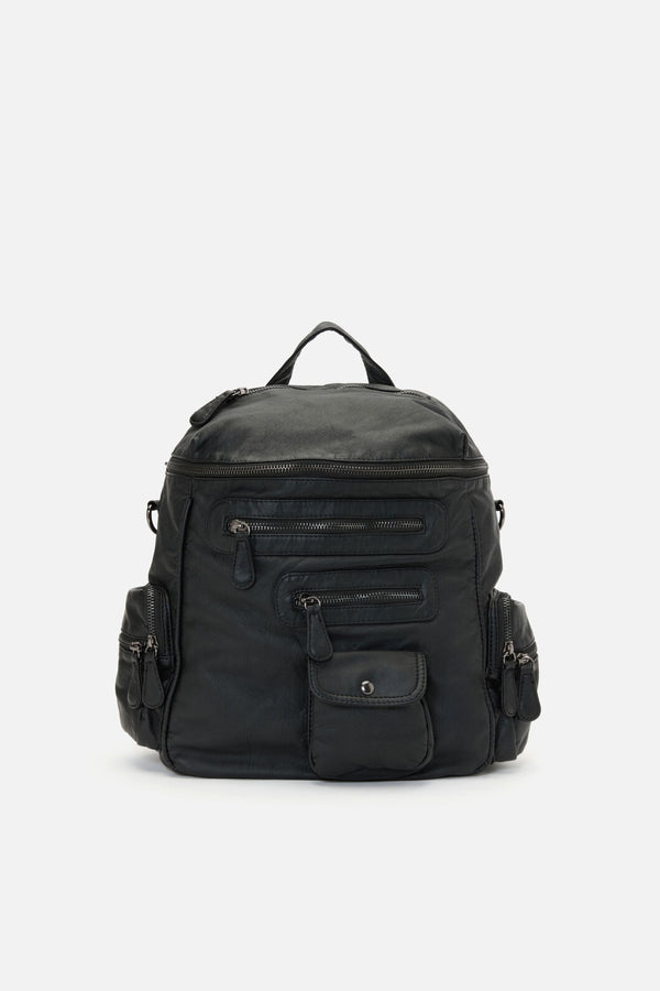 Dangerfield - Two Way Stud Backpack - black