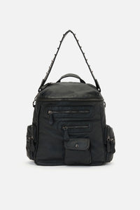 Dangerfield - Two Way Stud Backpack - black