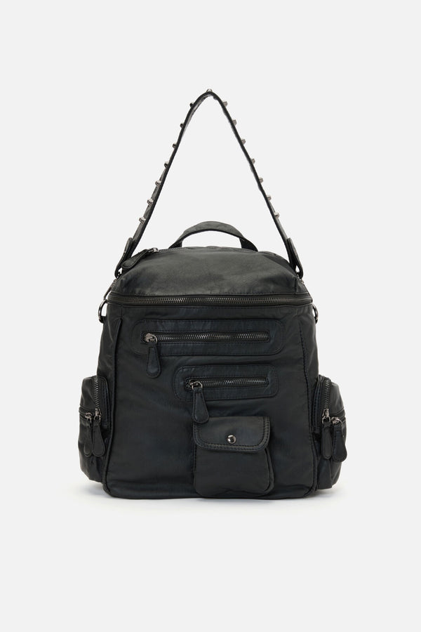 Dangerfield - Two Way Stud Backpack - black