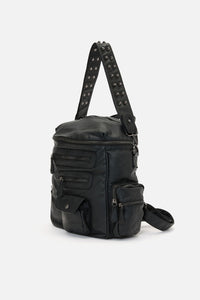 Dangerfield - Two Way Stud Backpack - black