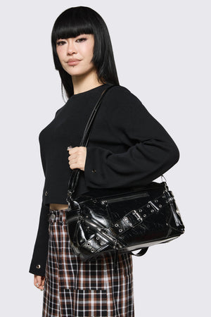 Dangerfield - Belted Shoulder Bag - black