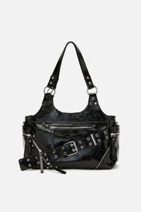 Dangerfield - Belted Shoulder Bag - black