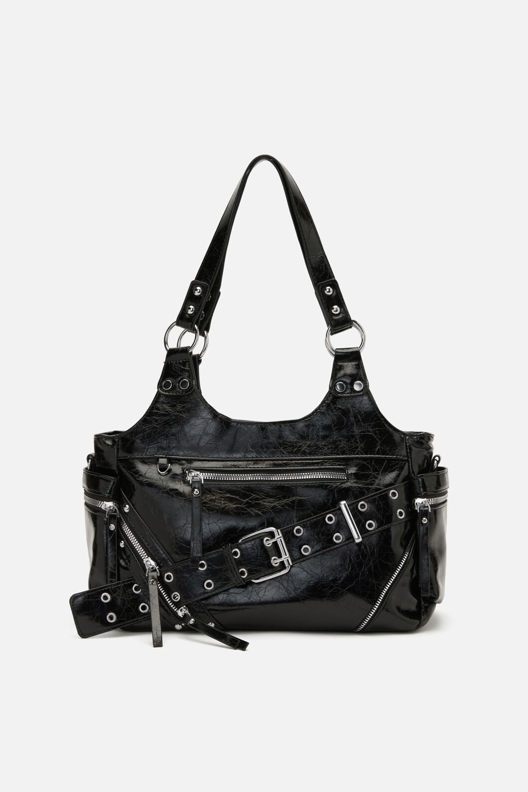 Dangerfield - Belted Shoulder Bag - black