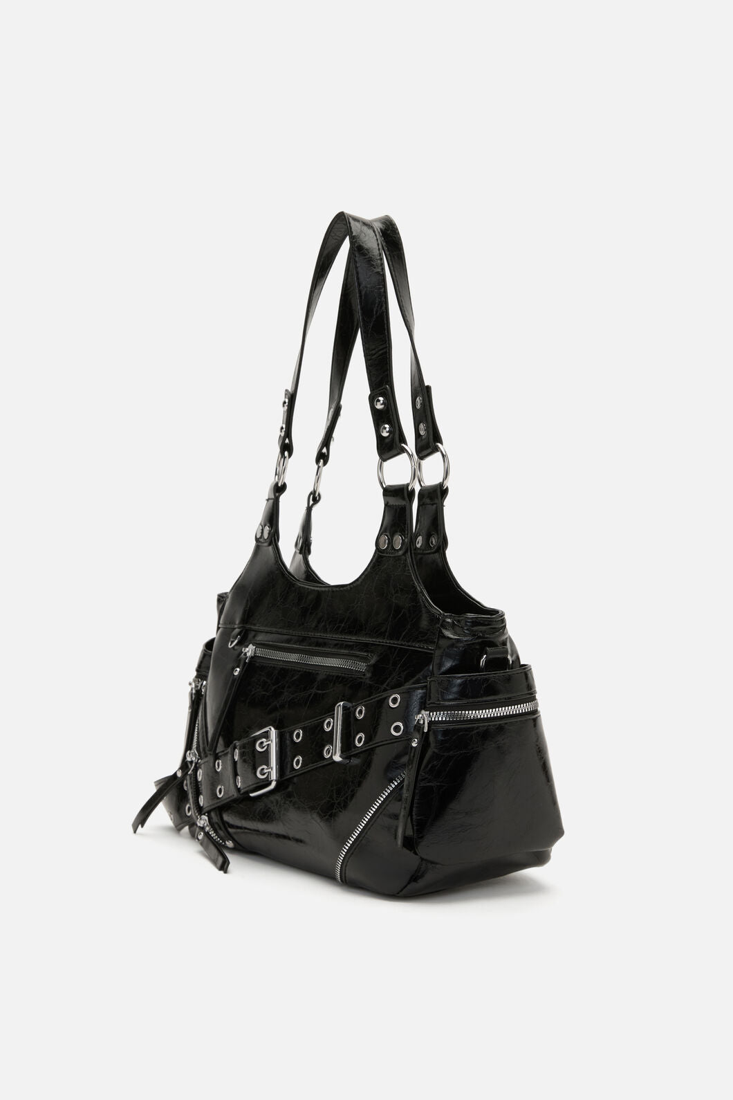 Dangerfield - Belted Shoulder Bag - black