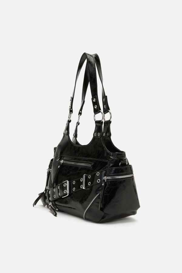Dangerfield - Belted Shoulder Bag - black
