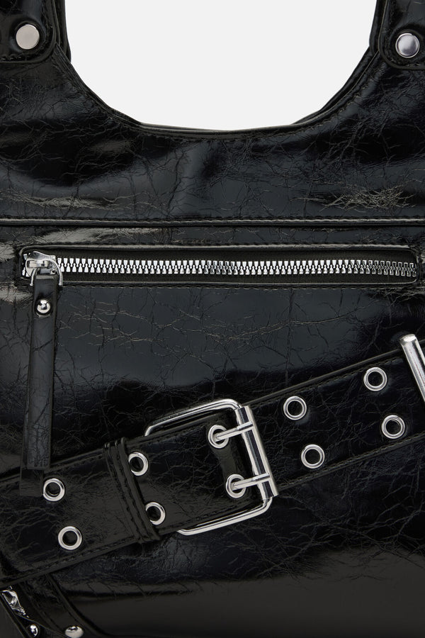 Dangerfield - Belted Shoulder Bag - black