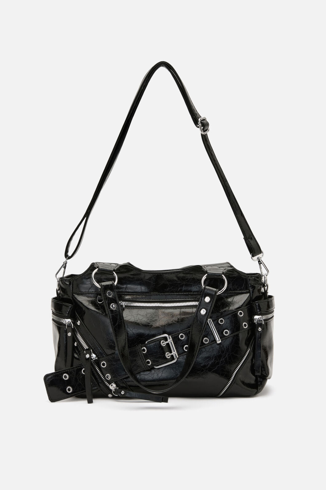 Dangerfield - Belted Shoulder Bag - black