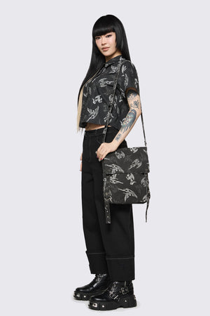 Dangerfield - Archangel Printed Bag - black