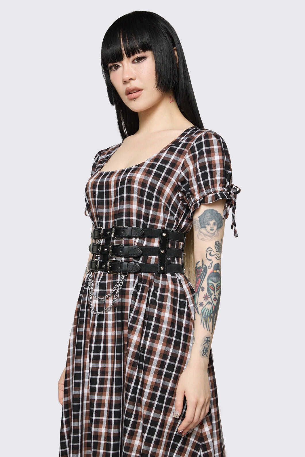 Dangerfield - Buckle Chain Waist Belt - black