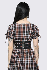 Dangerfield - Buckle Chain Waist Belt - black