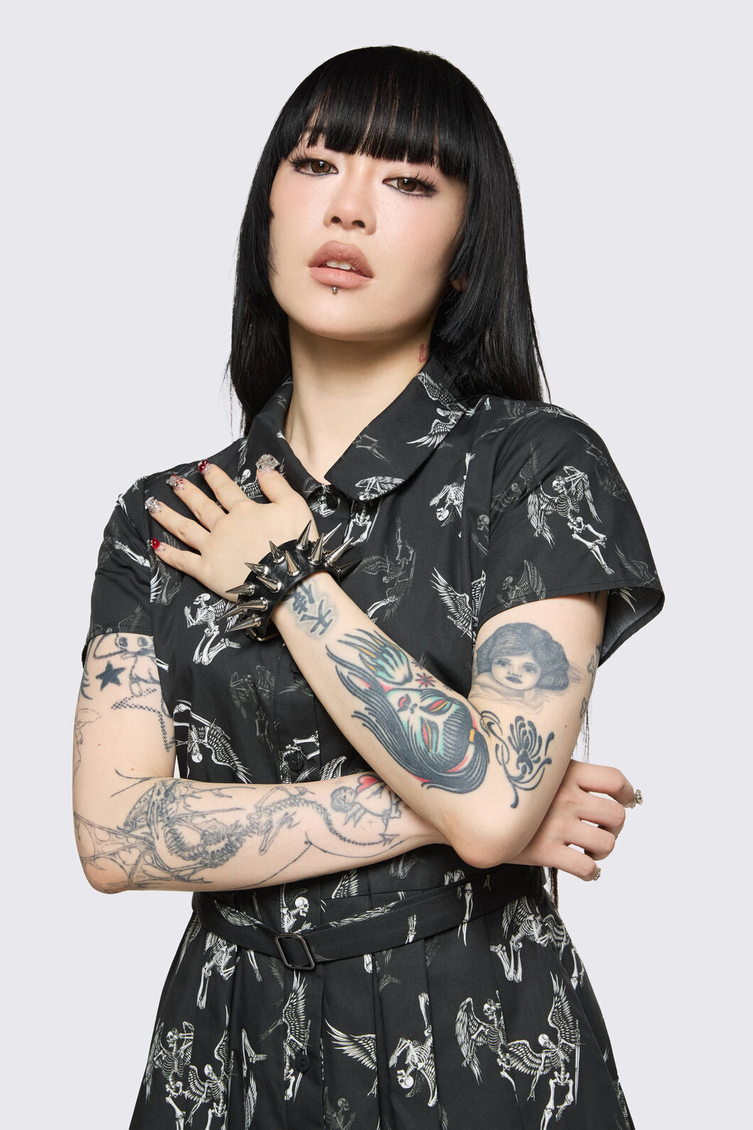 Dangerfield - Spike Cuff - black