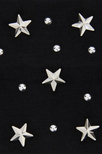 Dangerfield - Stars Studs Stretch Headband - black