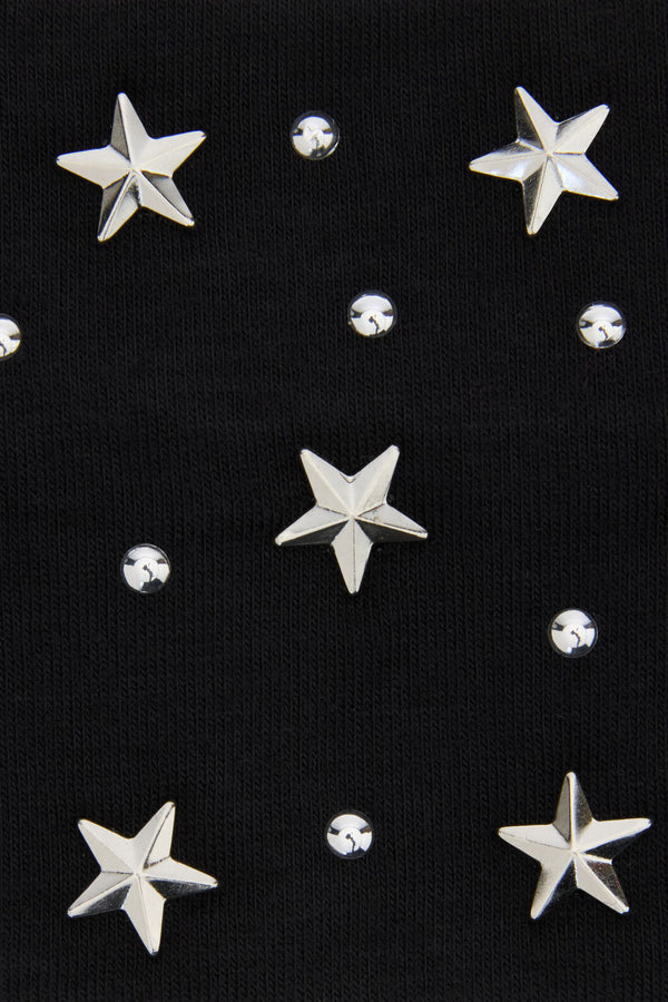 Dangerfield - Stars Studs Stretch Headband - black