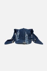Dangerfield - Distressed Ears Cap - indigo