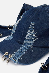 Dangerfield - Distressed Ears Cap - indigo