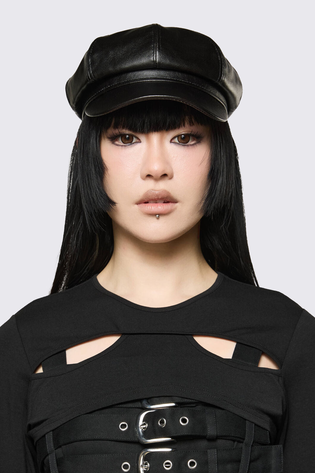Dangerfield - PU Page Hat - black