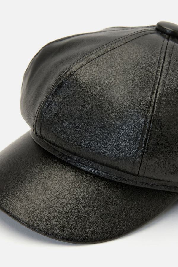 Dangerfield - PU Page Hat - black