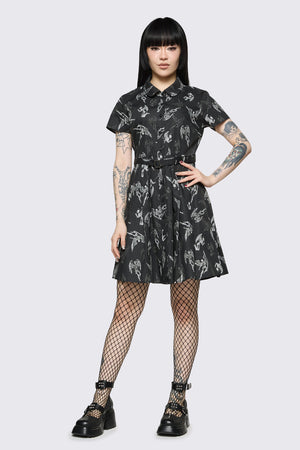Dangerfield - Black Large Diamond Fishnet Tights - black