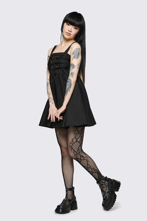 Dangerfield - Side Detail Fishnet Tights - black