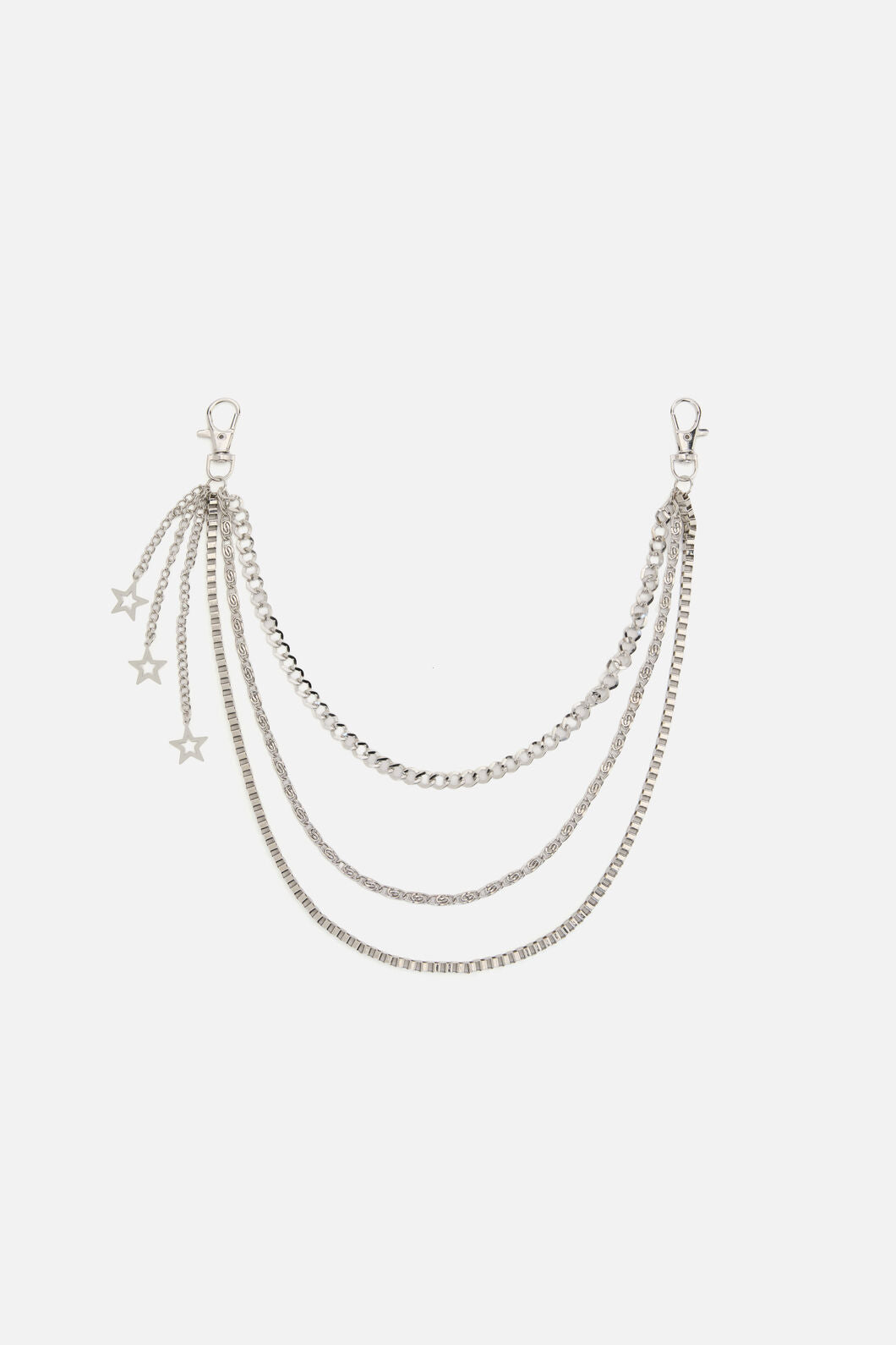 Dangerfield - Stars Charm Jean Chain - silver