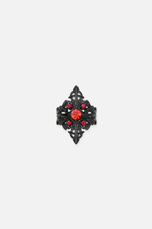 Dangerfield - Gothic Open Back Ring - black