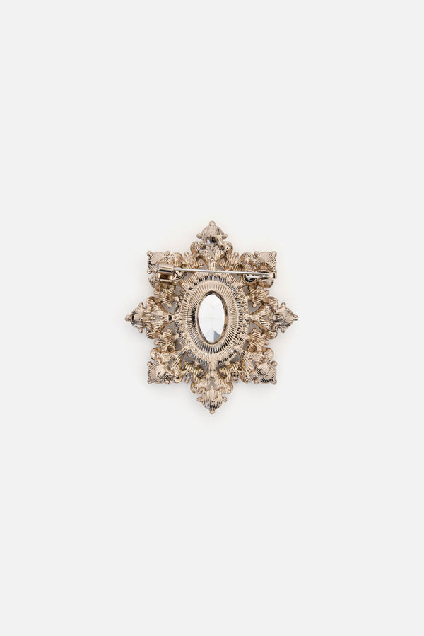 Dangerfield - Gothic Diamante Brooch - multi