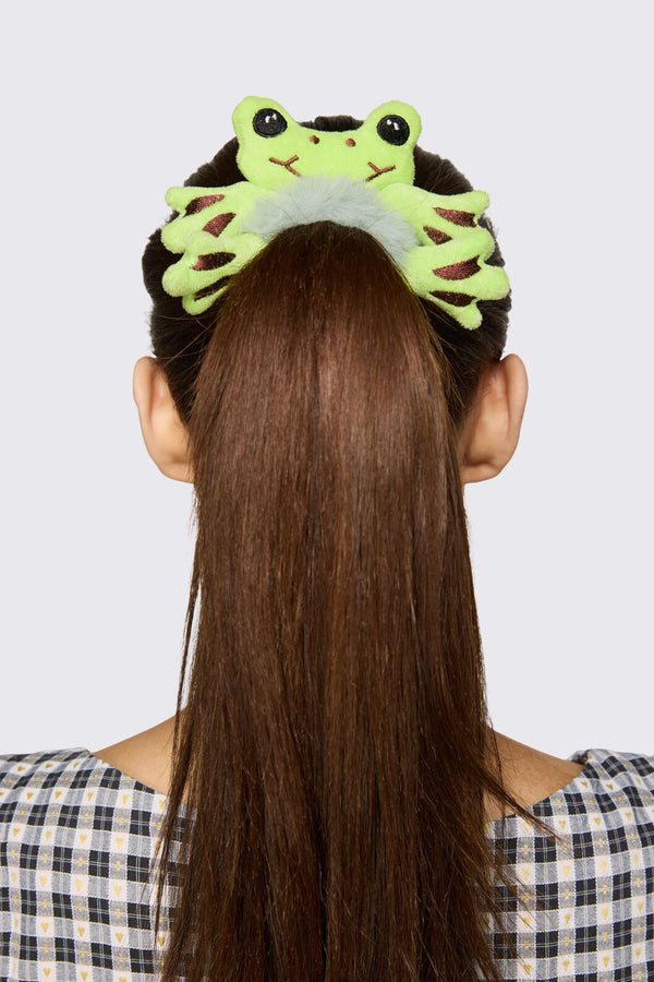 Dangerfield - Frog Scrunchie - green