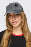 Dangerfield - Star Patch Denim Cap - dark-grey