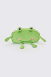 Dangerfield - Frog Plush Pencil Case - green