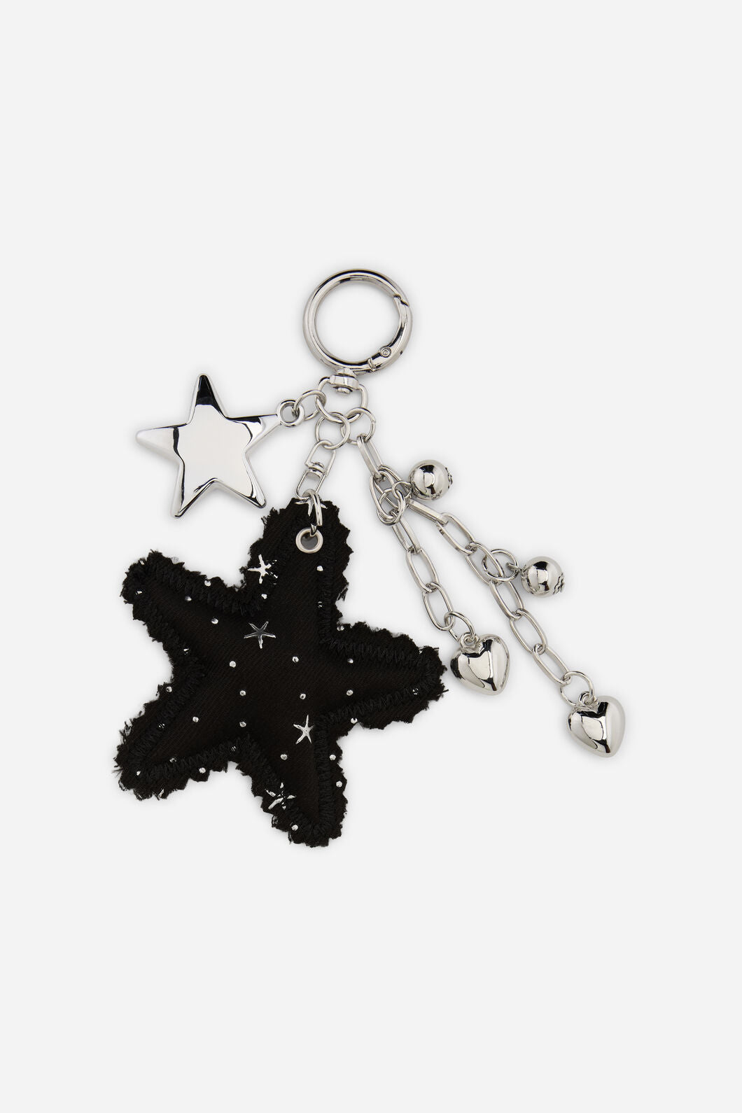 Dangerfield - Soft Star Bag Charm - silver-black