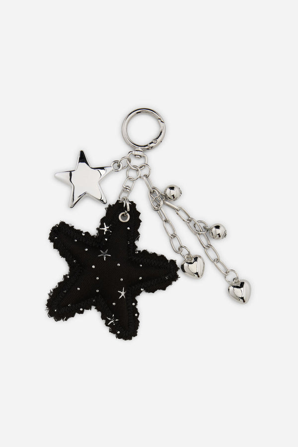 Dangerfield - Soft Star Bag Charm - silver-black