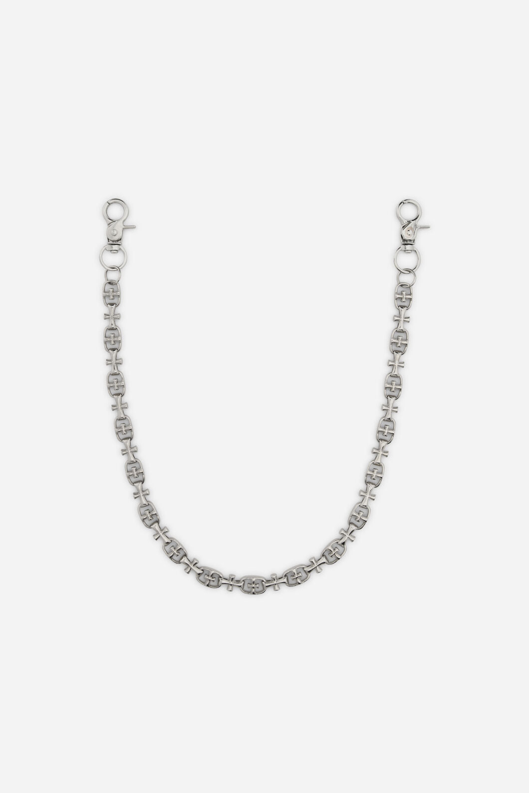 Dangerfield - Crosses Chunky Jean Chain - silver