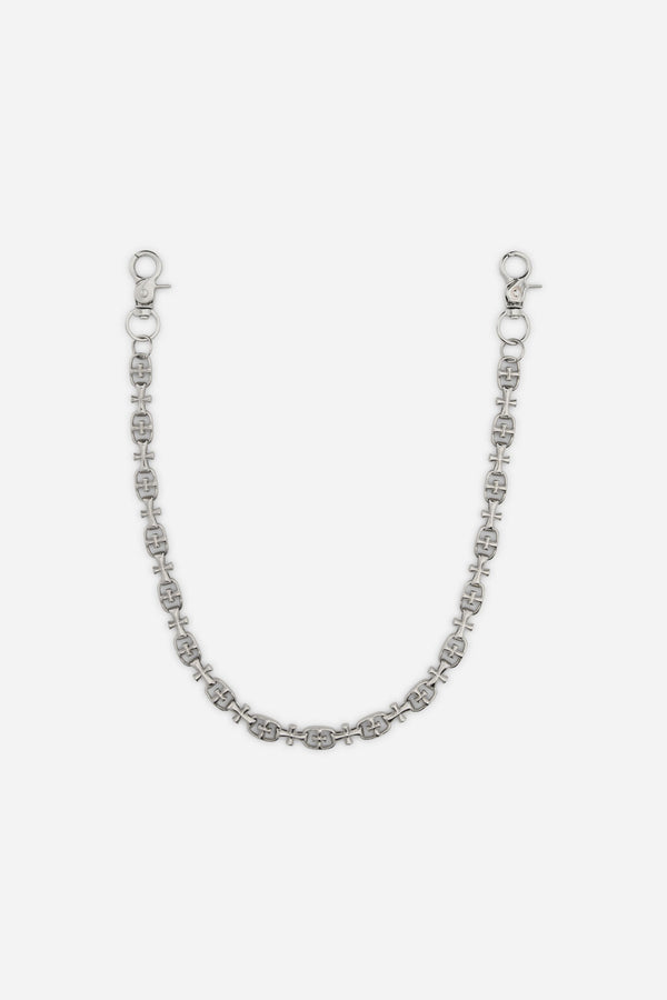 Dangerfield - Crosses Chunky Jean Chain - silver