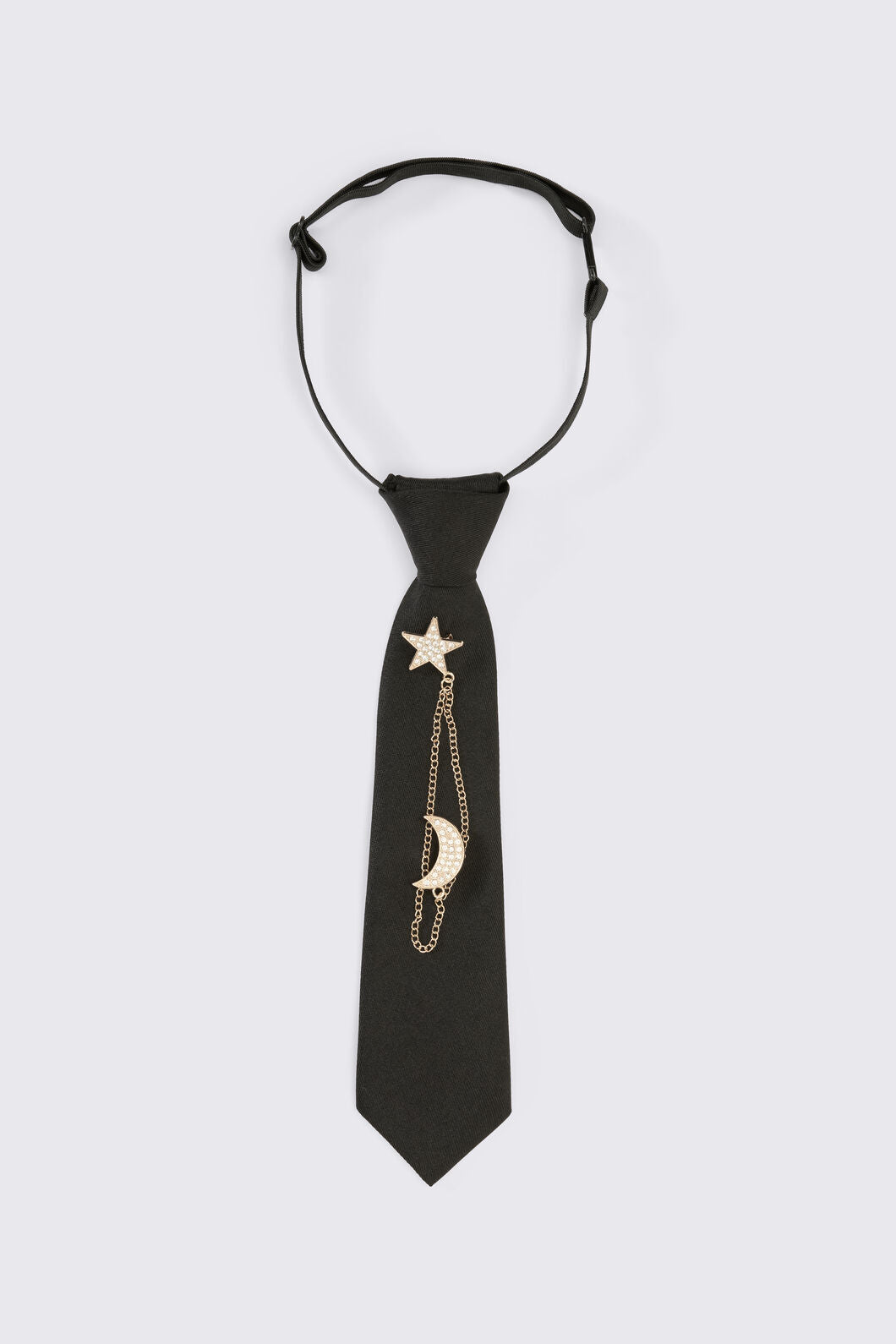 Dangerfield - Celestial Charms Adjustable Neck Tie - black