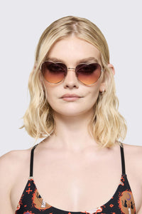 Dangerfield - Pink Pretty Heart Sunglasses - pink