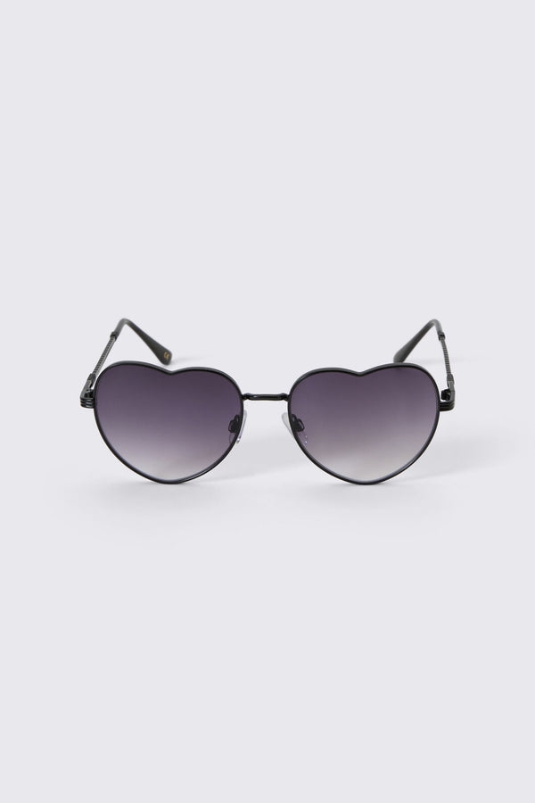 Dangerfield - Black Pretty Heart Sunglasses - black