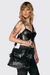 Dangerfield - Stud Chain Bag - black