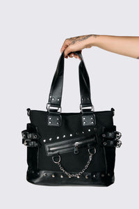 Dangerfield - Stud Chain Bag - black