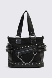 Dangerfield - Stud Chain Bag - black