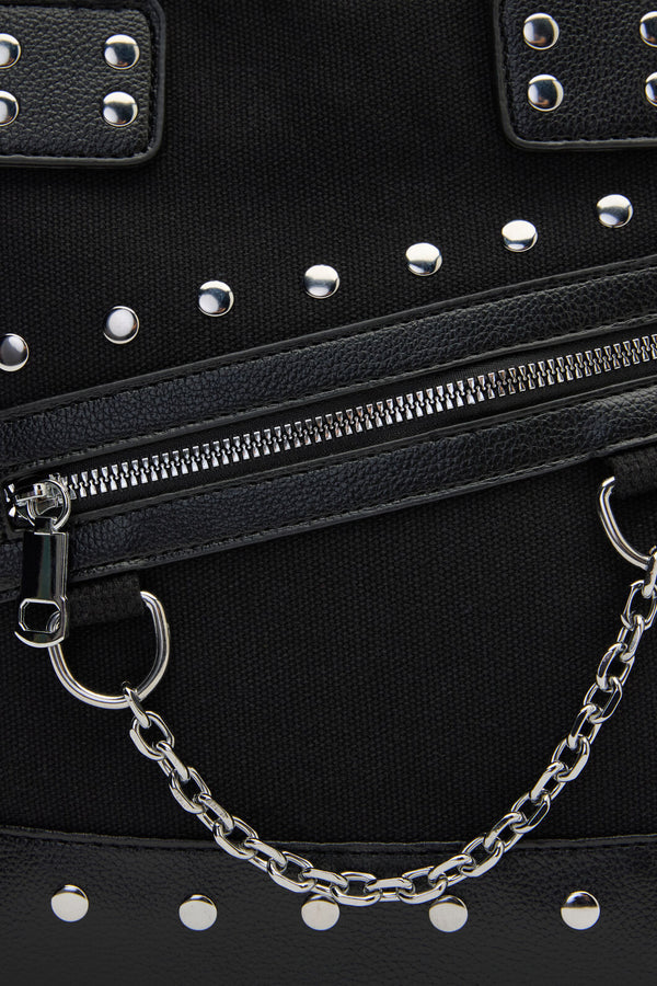 Dangerfield - Stud Chain Bag - black