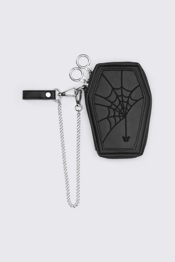 Dangerfield - Cobweb Coffin Wallet - black