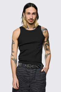 Dangerfield - Untamed Stripe Stud Belt - black-grey