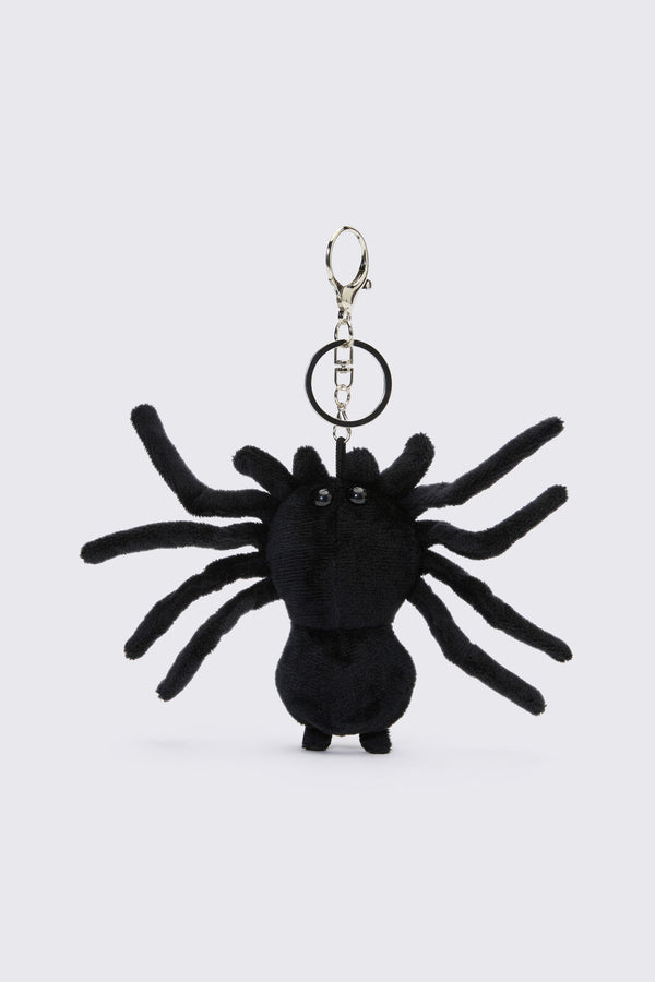 Dangerfield - Plush Spider Bag Charm - black