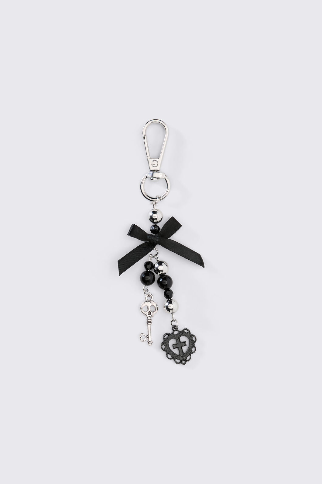 Dangerfield - Skeleton Key Bag Charm - silver-black