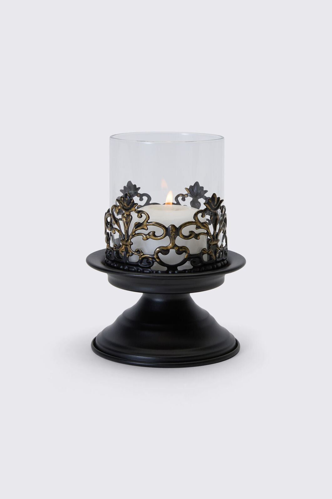 Dangerfield - Gothic Ornate Candle Holder - antique
