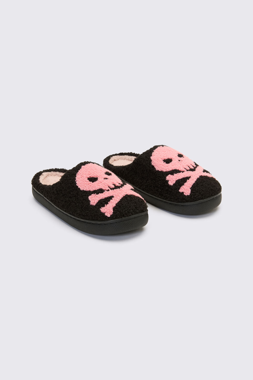 Dangerfield - Skull & Crossbone Slippers - black-pink