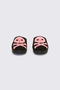 Dangerfield - Skull & Crossbone Slippers - black-pink