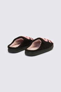 Dangerfield - Skull & Crossbone Slippers - black-pink